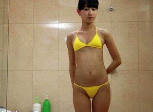 Non-Nude japanese swimsuit virgin model. Sweetie japanese