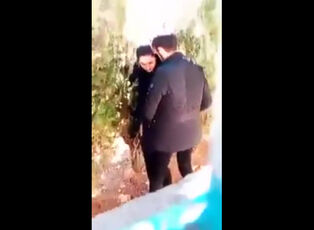 Arabian duo caught boinking near wall sans knowing that